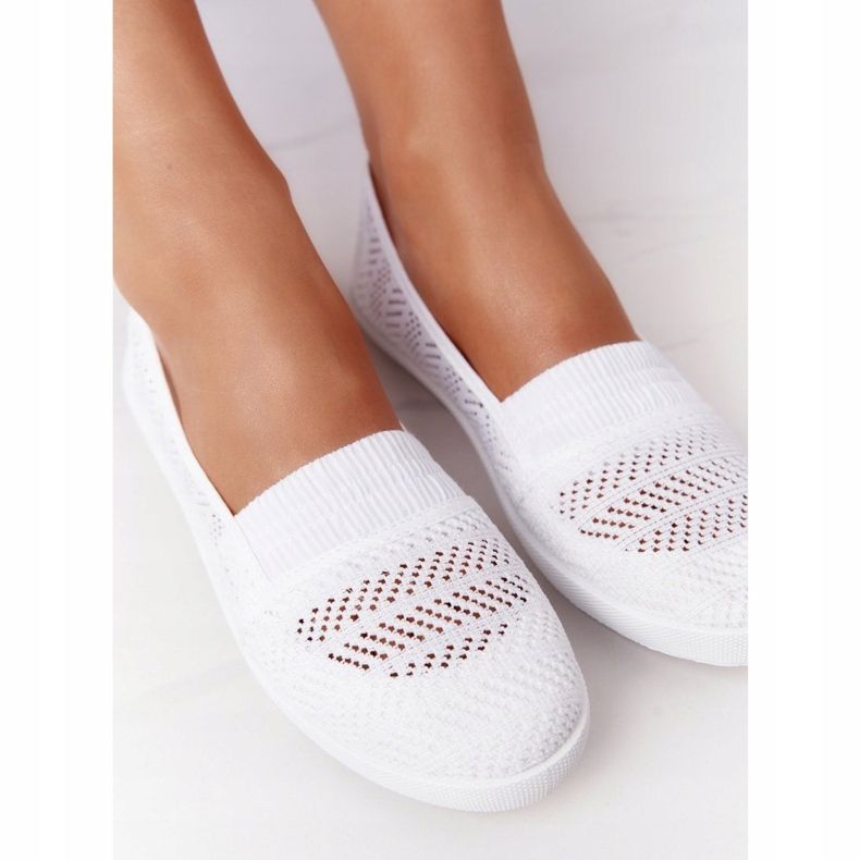 Openwork Slip-On White Chillout Sneakers 1