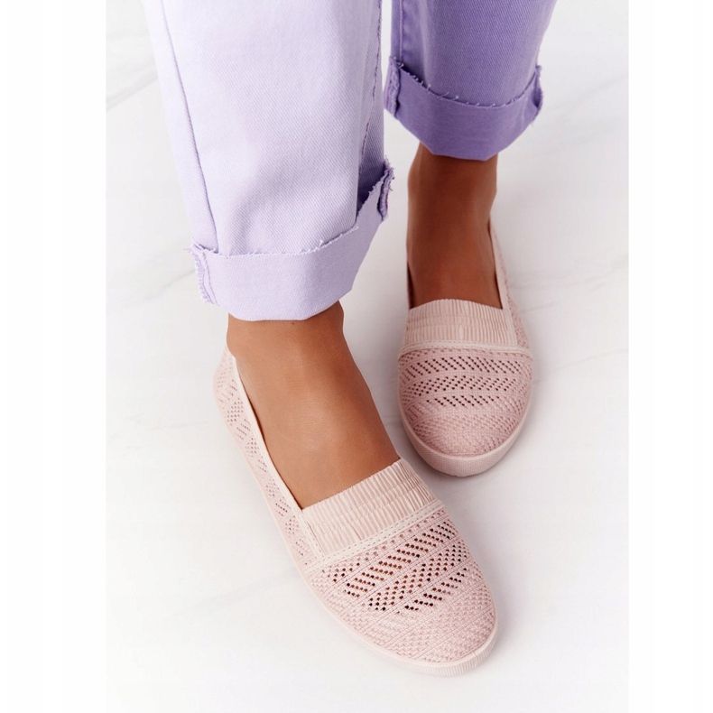 Openwork Slip-On Pink Chillout Sneakers 2