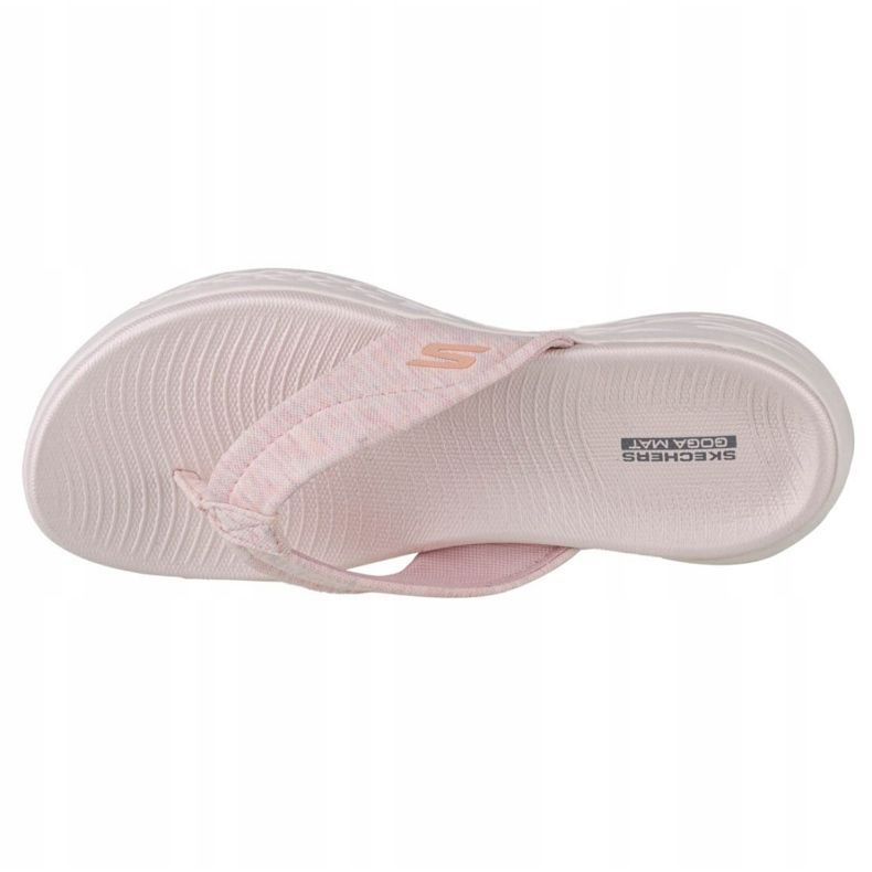 Skechers On the Go 600-Sunbathe W 140000-LTPK Flip Flops black pink 2