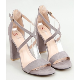 Sandals on a gray post GG-88P Gray grey 1