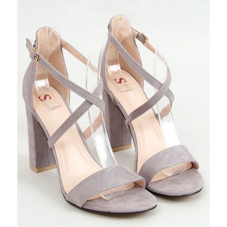 Sandals on a gray post GG-88P Gray grey 1