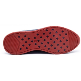 Olivier Men's sports shoes 7075 navy blue 1