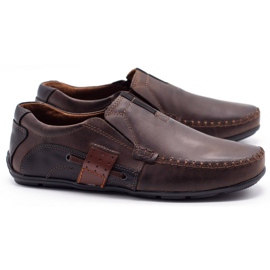 Mario Pala Men's leather moccasins 834 brown 1 Mario Pala Men's leather moccasins 834 brown 1