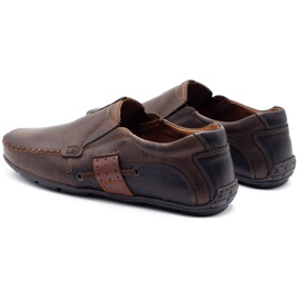 Mario Pala Men's leather moccasins 834 brown 5 Mario Pala Men's leather moccasins 834 brown 5