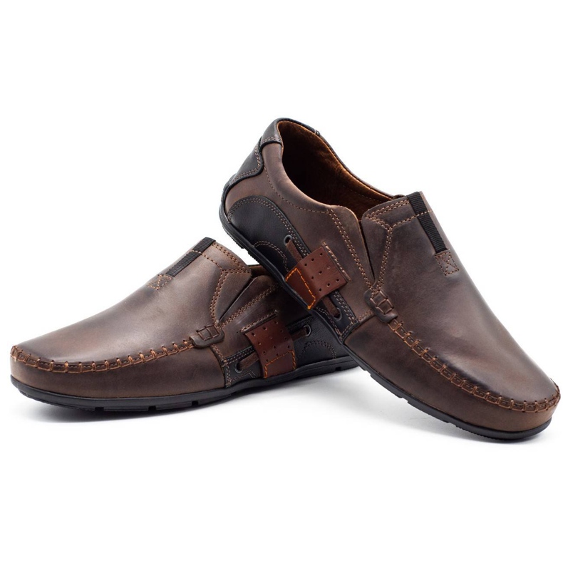 Mario Pala Men's leather moccasins 834 brown 4 Mario Pala Men's leather moccasins 834 brown 4