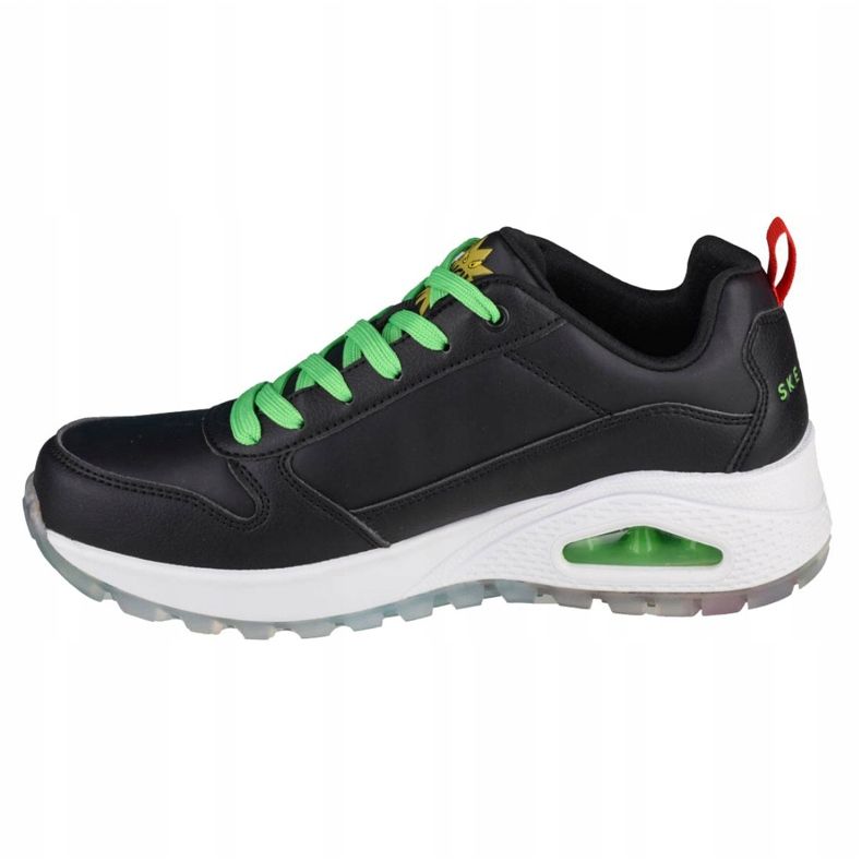 Skechers Uno Rugged-You're A Mean One W 155326-BKMT black green yellow 1