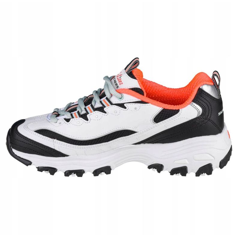 Skechers D'Lites Big Fan W 88888422-WBO white black orange 1