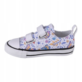 Converse Chuck Taylor All Star 2V Ox Jr 770655C white navy blue 1