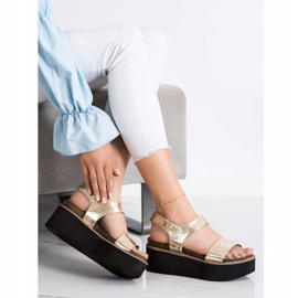 Corina Sandals On The Fashion Platform golden 2