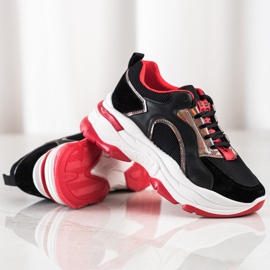 Sneakers on the FASHION platform black red 1