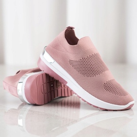 SHELOVET Slip On Sneakers pink 1