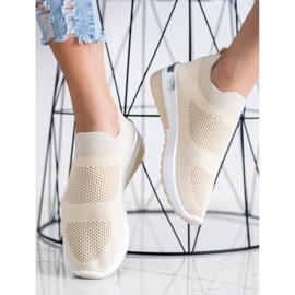 SHELOVET Slip On Sneakers beige 2