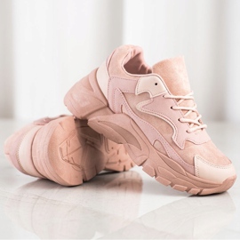 SHELOVET Casual Powder Sneakers pink 1 SHELOVET Casual Powder Sneakers pink 1