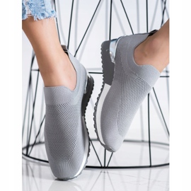 Renda Gray Openwork Sneakers grey 2