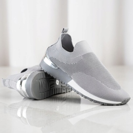 Renda Gray Openwork Sneakers grey 1