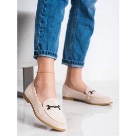 Coura Moccasins With Ornament beige 1