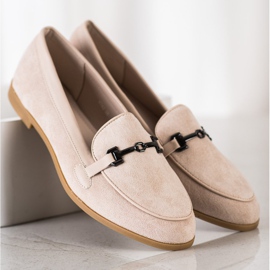 Coura Moccasins With Ornament beige 2