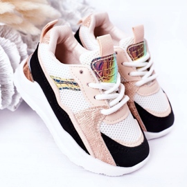Children's Sport Shoes Sneakers Black-Pink Game Time white 2 Children's Sport Shoes Sneakers Black-Pink Game Time white 2