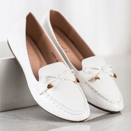 Kayla Casual Eco Leather Loafers white 2 Kayla Casual Eco Leather Loafers white 2