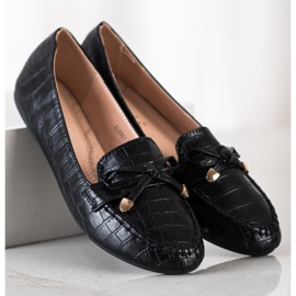Kayla Casual Eco Leather Loafers black 2 Kayla Casual Eco Leather Loafers black 2