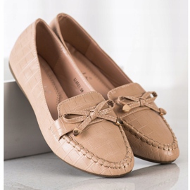 Kayla Casual Eco Leather Loafers brown 1