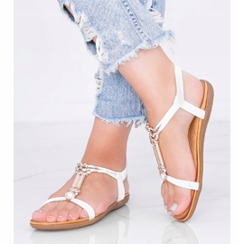 Liva women's white sandals 1 Liva women's white sandals 1