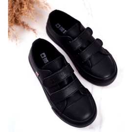 Children's Shoes Sneakers Big Star With Velcro Black GG374009 2 Children's Shoes Sneakers Big Star With Velcro Black GG374009 2