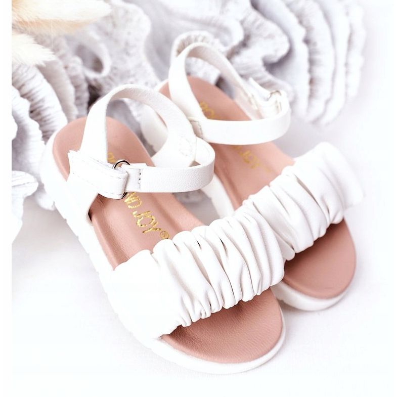 FR1 Children's Sandals With Velcro White Aimy 2 FR1 Children's Sandals With Velcro White Aimy 2