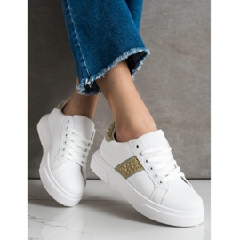 SHELOVET Sneakers With Ornaments white 1