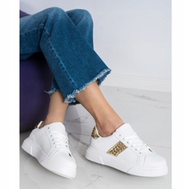 SHELOVET Sneakers With Ornaments white 2