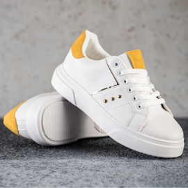 SHELOVET Eco Leather Sneakers white 1