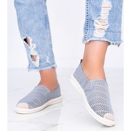 Tropical Sun gray lace espadrilles grey 1