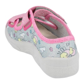 Befado sandal for girls 869x154 pink silver grey 1