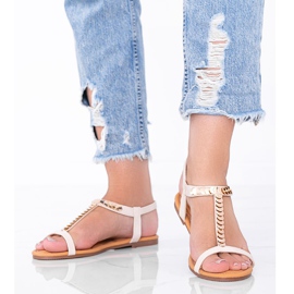 Beige women's sandals from Emmie 1 Beige women's sandals from Emmie 1