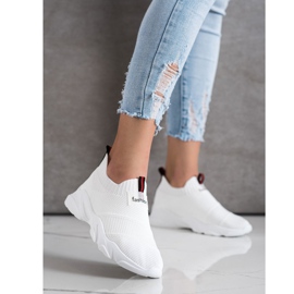 SHELOVET Fashion Slip-On Sneakers white 2