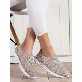 Goodin Light Leather Shoes beige brown 1