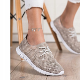 Goodin Light Leather Shoes beige brown 2