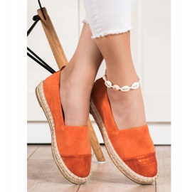 Bestelle Orange Suede Espadrilles 2
