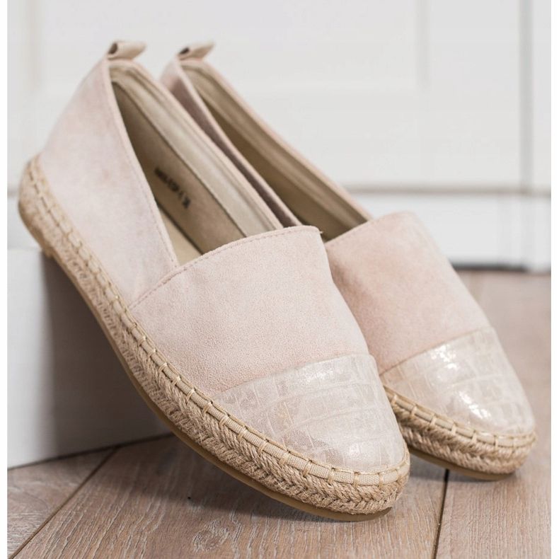 Bestelle Beige Suede Espadrilles 2