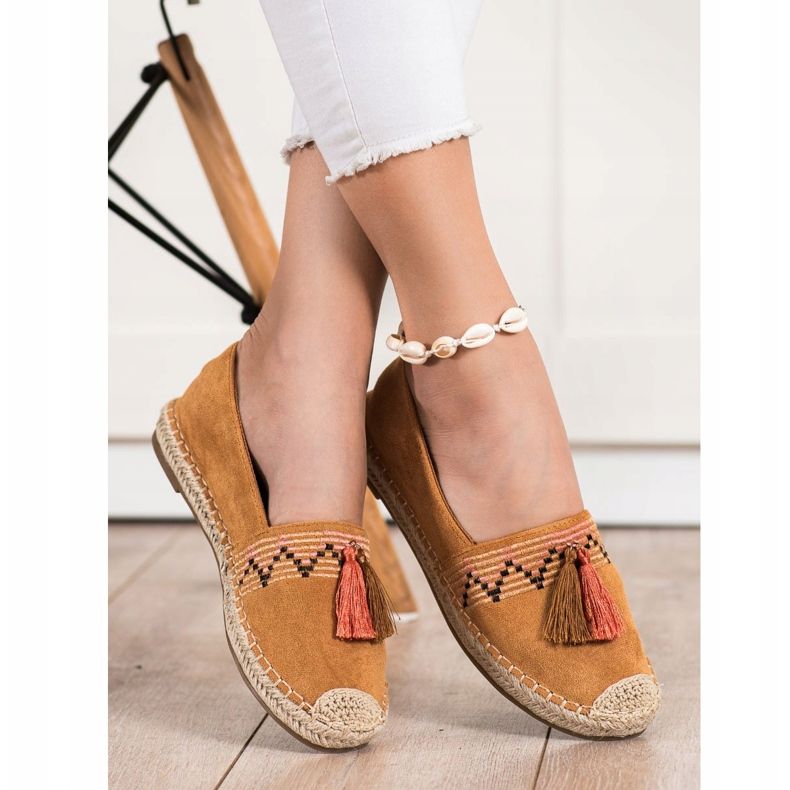 Melisa Fringed espadrilles brown 2