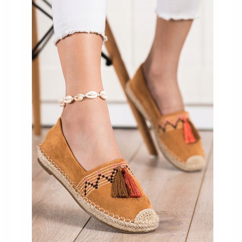 Melisa Fringed espadrilles brown 1
