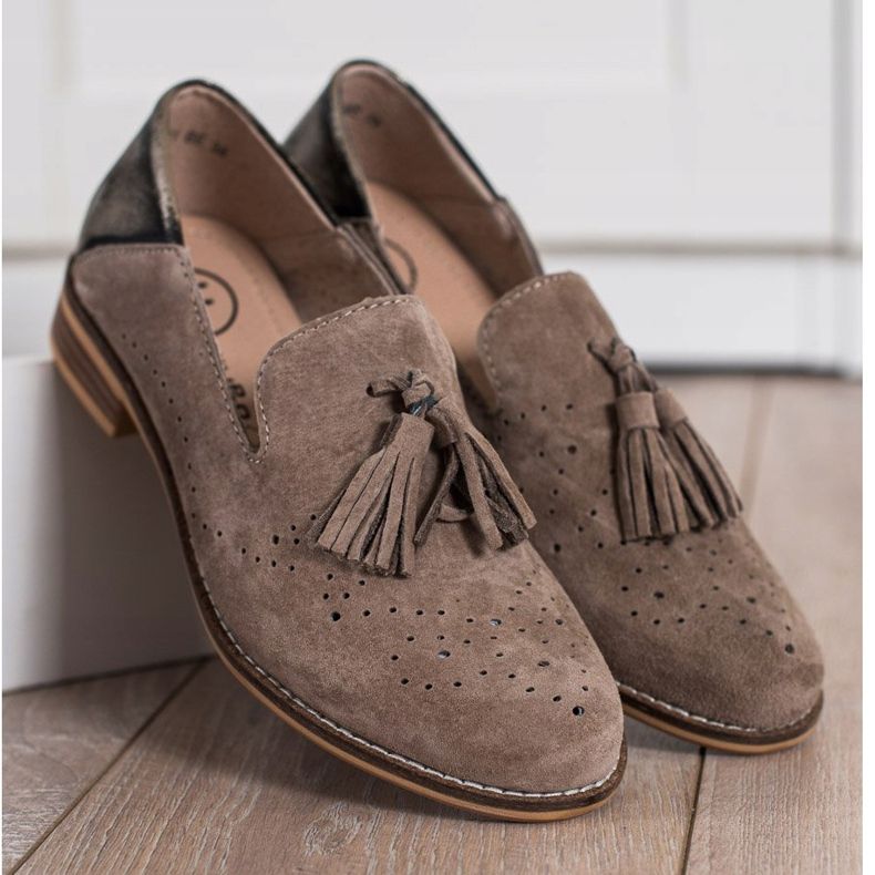 Filippo Leather Lords With Fringes brown 2 Filippo Leather Lords With Fringes brown 2