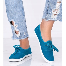 Mesa women's turquoise sneakers green 1