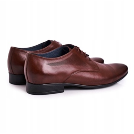 Bednarek Polish Shoes Men's Leather Slippers Bednarek 804 Dark Brown 2
