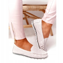 Rio Flore Eco-Friendly Leather Loafers Beige grey 3 Rio Flore Eco-Friendly Leather Loafers Beige grey 3