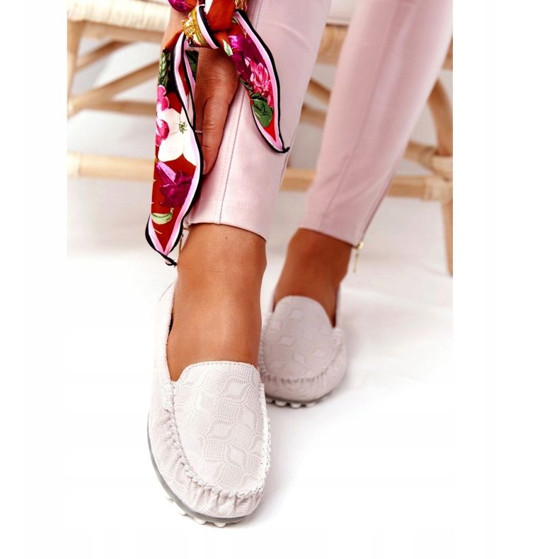 Rio Flore Eco-Friendly Leather Loafers Beige grey 1 Rio Flore Eco-Friendly Leather Loafers Beige grey 1