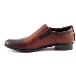 Olivier Men's formal, slip-on shoes 430 brown 1