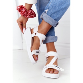 Foam Sandals On Wedge Big Star FF274A351 White 2