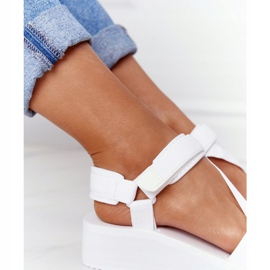 Foam Sandals On Wedge Big Star FF274A351 White 1