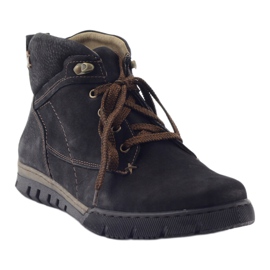 Riko men's shoes boots ankle boots 795 black 1